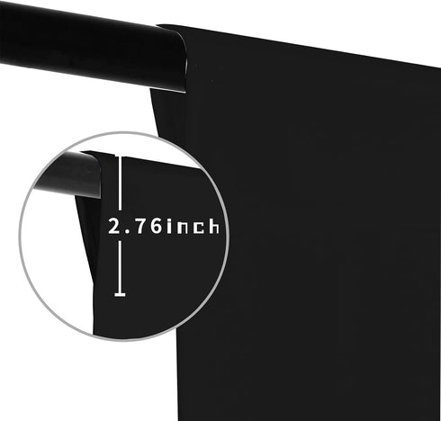 LYLYCTY 10x10FT Black Photo Backdrop for Photoshoot, Black Background for Portrait Product Party Photography Video Live