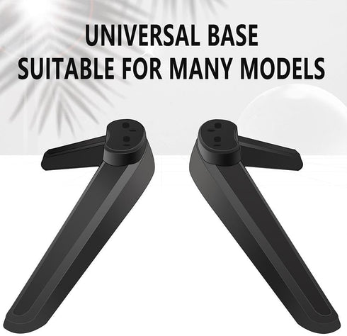 Beuiouer 17mm-20mm Universal TV Stand, Table Top TV Stand Base Replacement, TV Base Pedestal Feet TV Stand Mount Legs