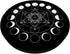 Occult Mystical Metatrons Moon Phases Sacred Geometry Wicca - PopSockets Standard PopGrip