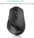Arteck 2.4G Wireless Mouse with Nano USB Receiver, Ergonomic Right Hand Silent Clicking for Computer/Desktop/PC/Laptop