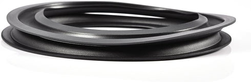 2pcs 6 Inch Perforated Rubber Speaker Foam Edge Surround Rings for Speaker Repair or DIY Replacement Parts