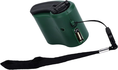 USB Hand Crank Phone Charger, Portable Emergency Charger with LED Light for Hiking and Camping