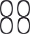 OLYCRAFT 4pcs Car Speaker Spacer Rings 6.9x9.6 Inch Universal Plastic Adapter Ring for Car Audio Speakers
