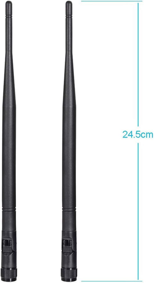 BINGFU 4G 5dBi (2-Pack) LTE RP-SMA Antenna for Trail Camera - for Cellular Game Camera, Wildlife Hunting & Outdoor