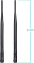 BINGFU 4G 5dBi (2-Pack) LTE RP-SMA Antenna for Trail Camera - for Cellular Game Camera, Wildlife Hunting & Outdoor