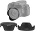 Lens Hood, LH-DC90 Plastic Lens Hood Replacement for Canon Power Shot SX60 SX70SH Lens