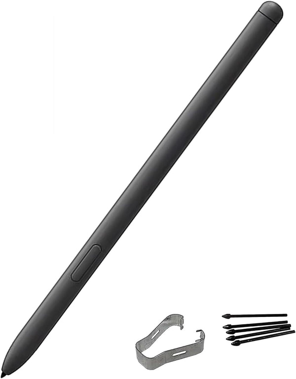 Black Galaxy Tab S9 Ultra S Pen with Bluetooth for Samsung Galaxy Tab S9 Plus, Free 5 Tips