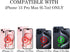 Retro Cassette Tape Case for Phone 15 Pro Max with Stand,Drop Protection Slim Phone Case Cover for Phone 15 Pro Max 6.7in - Color Cassette Tape