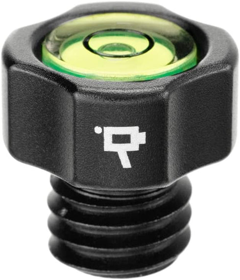 Wooden Camera Bubble Level for Leveling Equipment, with Anti-Twist Locating Pin, 3/8"-16 Mounting Screw for Camera