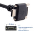 chenyang USB 3.0 to USB C 90 Degree Angled Data Cable with Panel Mount Screw for Industrial Camera - 5.0M