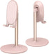Bright Stone Adjustable Phone Stand for Desk - Compatible with 4"-12.9" Phones/Tablet/iPhone/iPad/Switch (Pink)