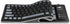 sungwoo Foldable Silicone Keyboard, USB Wired Waterproof Rollup for PC, Notebook, Laptop (Black+Grey)