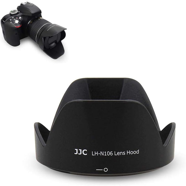 JJC Lens Shade for Nikon AF-P DX NIKKOR 18-55mm f/3.5-5.6G VR Lens, No Vignetting Reverse Attaching