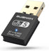 WiFi Adapter for Desktop PC, USB WiFi Adapter, Bluetooth WiFi 2-in-1, 600Mbps Dual Band Wireless Network, Plug and Play