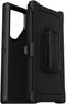 DEFENDER Case for Samsung Galaxy S23 Ultra - Black, Port Protection, Includes Holster Clip Kickstand