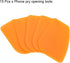 MECCANIXITY 15pcs Thin Phone Pry Opening Tools, Plastic Dual Ends Spudger for PC Tablet Laptop Repair Tool Kit, Orange