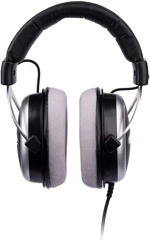 Monoprice Semi-Open Over Ear Wired Headphones, Comfortable Low Deep Bass for Kids Teens Adults, for Smartphone,