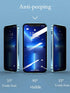 Anti-spy Screen iPhone 13 Pro Max Case, Metal Frame Lock + Magnetic Adsorption Anti-Peeping 360 Full Body Glass Case