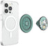 PopSockets Round Phone Grip Compatible with MagSafe, Disney - Enamel Tonal Flower Mickey, Adapter Ring Included, Phone