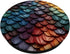 Dragon Scale Blue Black Fantasy Colored PopSockets Standard PopGrip