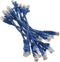CablesOnline 10-Pack CAT5e UTP Ethernet RJ45 Full 8-Wire Blue Patch Cable, 6 Inch, U-000BL-10