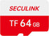 SECULINK FAT32 10 24/7 (64GB) TF Memory Card Format Class High Speed Reading/Writing Recording for Security Camera Dash