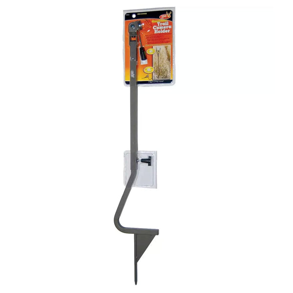 HME Trail Camera Holder Ground Mount with 360-Degree Rotational Camera Head, Easy Installation