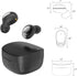 Kamon K30 Wireless Earbuds with Wireless Charging Case, Bluetooth 5.1, Touch Control Waterproof, Built-in Mic Headset