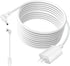 HNncheny Power Adapter Compatible Ring Camera,17Ft Type C Power Cable -White (USB Port)