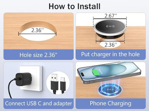i.VALUX 15W 17 16 15 14 13 12 Wireless Magnetic Charger Desk Mount Fast Charger for iPhone Pro Max Series,Magnet Qi