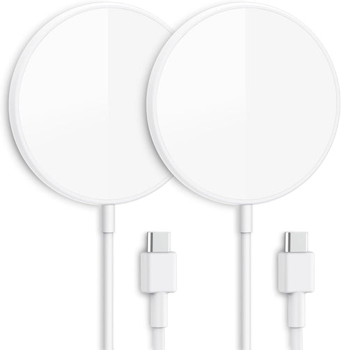 Magnetic Wireless Charger 2-Pack for iPhone, Max Fast Magsafe Phone Adapter for iPhone 16/15/14/13 Series