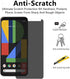 VIESUP Privacy Screen Protector for Google Pixel 4 5.7" - 2pcs Ultra Thin Anti-Scratch Anti-Spy Tempered Glass
