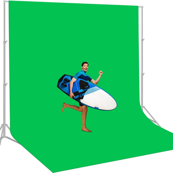 Aimosen 12 X 10 FT Large Green Screen Backdrop for Photography, GreenScreen Background