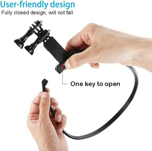 PellKing Accessories Kit for Insta360 One X4/X3/X2/X, Quick Release Head Strap Mount + Chest Mount Harness