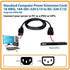 Tripp Lite Standard Computer Power Extension Cord, 10A, 18AWG, 8-ft. (P004-008), Black