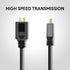 UCEC Coiled Micro HDMI to Micro HDMI Cable, 11.81"/30cm, for Gopro Cameras, Small HD Monitors