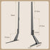 Universal TV Stand, Metal TV Legs for 20-65 inch LCD/LED/OLED/Plasma Flat&Curved Screen TV with Height Adjustment, VESA