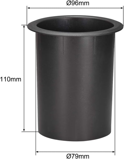 uxcell 79mm x 110mm Speaker Port Tube, Subwoofer Bass Reflex Tube, 4pcs