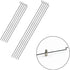 Gracilaria 20PCS (1.2x200mm/1.2x300mm) RC Airplane Z Type Pushrod Steel Wire Push Pull Rod Pushrod for RC Plane