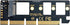 Cablecc NGFF M-Key NVME M.2 SSD to PCI-E Express 3.0 16x X4 Adapter Without Bracket, Black