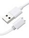 Bicmice 2.6Ft Magnetic USB DC Charger Cable Replacement Cord - White (5mm/0.2in)