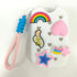 SHINLHUA Protective Silicone Case for Hand Sanitizers Bottles Equipped with Keychain for Attachment and Decoration