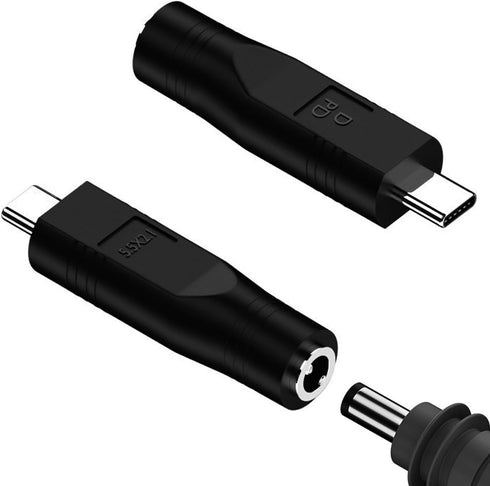Jadebones 2 Pack USB C Male to DC Female Power Cable Adapter for