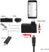 chenyang Micro USB OTG Power Adapter, 2 in 1 Micro USB Male to USB 2.0 Female, 90 Degree Right Angled Connector