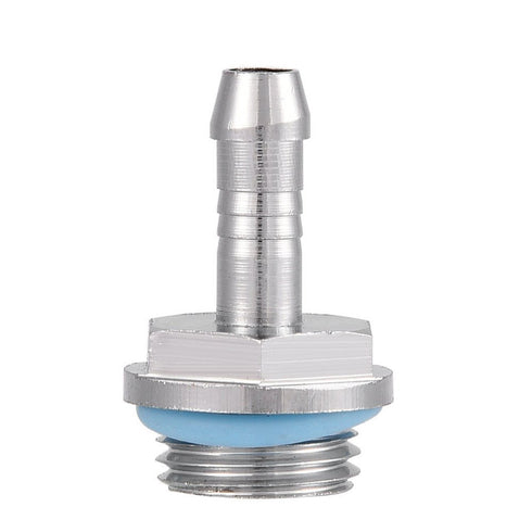 PC Water Cooling System 6 PCS Two-Touch Fitting G1/4 Thread Barb Connector for Tube, Water Cooling Kit