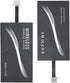 ASHATA 2Pcs Ultra Thin Type C QI Wireless Charging Receiver, 1000mA Fast Charging Qi Coil for All Type C Cell Phones