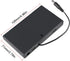 2Pcs AA Battery Holder Case Box with 8 Slots, 8 x 12V Battery Storage, DC 5.5x2.1mm Male Connector and ON/Off Switch