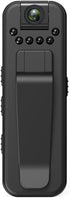 Ahheyie 1080P 180 Mini Body Camera with Night Vision, Visible Wearable Back Clip Bodycam, Rotatable Lens Portable