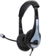 Avid AE-36 Headset in White with Adjustable Boom Mic for Education, Testing, Classroom, and School Use.