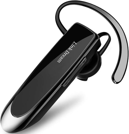 Link Dream Bluetooth Earpiece for Cell Phones, Wireless V5.0 Hands Free Headset with Noise Canceling Mic, 24Hrs Talking